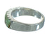 Turquoise Inlay Sterling Silver Ring Size 8-1/2 AX84991